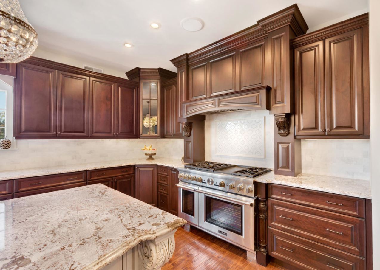 chocolate brown kitchen design